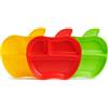 Munchkin Lil' Apple Piatti Divisi , Set di piatti con scomparti , Pi Tkl6