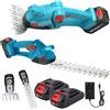 Tagliasiepi Con 2 Batteria Taglia Siepi Tagliasiepi 2 Batteria Da 21 V Taglia Siepi Rifinitore Taglierba Tosare Erba