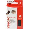 VELCRO Brand Nastro Riapribile Adesivo Nero 20 mm x 1 m KGlv