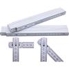 geddid Adga 250 plus bastone da 2 m, in legno di faggio, 2 m, colore: bianco senza stam