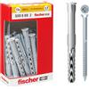 Fischer Tasselli Prolungati SXR 8X80 Z Y Passanti, per Telai, Impalc 6N09