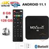 MXQ Smart Tv Box Internet 16 gb Mxq Pro 4k 8+128 GB Android 11.1 Cpu 4 Core 64 Bit