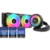 Arctic Dissipatore a Liquido ARCTIV Liquid Freezer III 240 A-RGB 2x Ventole 2 cm Nuovo