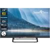 Smart Tech TV 24" HD LED 1366x768 Pixel DVBT2/C/S2 Classe E Nero 24HN01VC