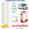 SUPERIOR ANTENNA TV ESTERNO AMPLIFICATA SUPERIOR 4K DVB-T2 READY FILTRO 5G LTE SUPNAO001