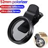 Filtro CPL 52mm Universale con Clip per Smartphone - Polarizzatore per iPhone Sa