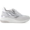 Melluso Sneaker Donna Grigia Traforata con Zip Laterale