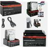 DOCKING STATION TRIPLO 3 HARD DISK HDD USB 2.0 MULTIFUNZIONE CARD SATA IDE SATA