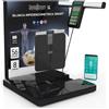 GeniaScreen Bilancia Impedenziometrica Professionale Smart Wi-Fi Pesapersone Digitale 56 Mis