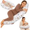 Totsy Baby Cuscino allattamento e gravidanza 190cm - Guanciale laterale corpo pe