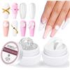 AIMEILI 5 in 1 Solid Nail Builder Gel Trasparente Solid Nail Extension Builder G
