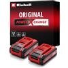 Einhell Original Einhell Batteria Power X-Change PLUS da 3 Ah (18 V, ioni di litio, univ