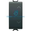 Gewiss SpA Gewiss GW12121 Commutatore 1modulo 1p 10ax su-giu' nero