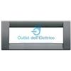 vimar spa Vimar 16736.23 Placca Idea 6 Moduli Antracite