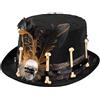 Boland Cappello Voodoo Nana con decorazioni ossa e piume, nero sZTq