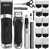 Wahl - Set regalo con tagliacapelli e trimmer senza fili, set per la cura della persona da uomo, tagliacapelli per barba da uomo, trimmer per naso e sopracciglia