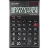 Sharp EL125TWH - Calcolatrice da scrivania, colore nero XdGm