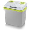 SEVERIN Frigorifero elettrico da 25 l, con innovativo cavo di collegamento USB per l'alimentazione esterna, KB 2925, Grigio/Verde