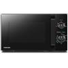 Toshiba Microonde MW2-MM20P(BK), Microonde a Piedi, 800 W, 5 Livelli di Potenza, con Scongelamento Facile, Illuminazione LED all'interno, Nero