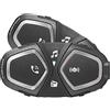 INTERPHONE CONNECT - Doppio - Interfono Bluetooth per Comunicazione in Moto, Uso Pilota - Pilota, Distanza 300 Mt, Autonomia Fino a 12 Ore, Radio, Mp3, GPS, Impermeabile, Universale.
