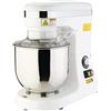 Buffalo DB266 - Miscelatore planetario, 7 l, colore: Bianco