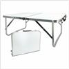 VESTIAMO CASA TAVOLO GIARDINO CAMPEGGIO TERRAZZO h24x60x40 cm RICHIUDIBILE ALLUMINIO MDF