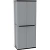 Terry, Jline 368 , Armadio Portascope in Resina a 2 Ante, Scaffalino a 4 Ripiani