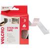 VELCRO Brand Nastro riapribile adesivo 20mmm x 2.5m Bianco oCco