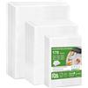 Omtofo 170 Buste Sacchetti Sottovuoto Alimenti 15x25cm(50)+20x30cm(70)+28x40cm(5