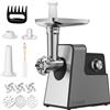 STANEW 3500 W tritacarne elettrico, 3 in 1, con 3 piastre in acciaio inox, Kubbe