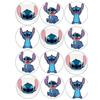 Decojet Digital Photo Cialda in Ostia Stitch, Lilo and Stitch per Decorazione di cupcake (12 pz.)