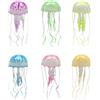 Eurowagens Galleggiante Brillante Acquario Decorazioni D'Acqua Dolce Medusa Cartoon Medusa