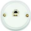 Gi Gambarelli S.r.l. Gambarelli 00220 presa telefonica plug 4//4 porcellana