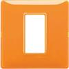 vimar spa Vimar 14641.48 Placca 1 Moduli Reflex Arancio Serie Plana