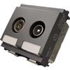 vimar spa Vimar 16310.15 Presa Tv Pas 15Db 2 Out Idea G