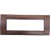vimar spa Vimar Idea 16736.55 Placca Classica 6 Moduli Noce