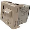 vimar spa Vimar 08441 Presa 2P T 16A P17/11 con Interruttore Magnetotermico C16 Serie 8000