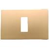 vimar spa Vimar 08635.BR Placca 1 Posto A Scatto Per Scatole Rettangolari Bronzoserie 8000
