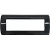 vimar spa Vimar Idea 16756.11 Placca Rond� 6 Moduli Nero