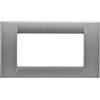 Gewiss SpA Placca 4p titanio metalliz.system virna
