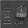 BTicino Spa Bticino axolute scuro magnetotermico differenziale 1p n 16a 10ma 2 moduli hs4305
