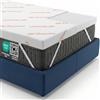 Flowen Topper Singolo 80x190 in Foam per Materasso Correttore Alto 6 cm con Rivestiment