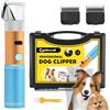CGOLDENWALL Tosatrice Professionale per Cani Gatti 400W Batteria Ricaricabile co