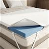 NARCISO Topper Singolo 80x190 in Memory Foam, Topper Materasso Singolo Made in I