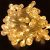 Aufun 30m 240 LED catena luminosa a sfere di cristallo bianco caldo, 8 modalità