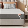 Sweetnight Materasso Topper con Memory Foam in Gel, 160x190 cm, spessore 7,5 cm,