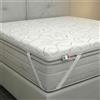 TESSILBOSIO Topper Memory Foam 160x190 Matrimoniale, Made in Italy, Cashmere - Materasso per