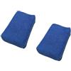 cyclingcolors 2x Spugna microfibra Applicatore in Spugna Spugnetta Pad Tampone Cera Auto Polish Auto Carrozzeria Plastica Vinile Pelle, 140x90mm