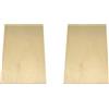 Rayher Hobby - Pannello in compensato 300 x 200 x 4mm, 1 pezzo (Confezione da 2)