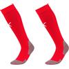 PUMA Team Liga Socks Core Calzettoni da Calcio, Rosso (Red/White), 43-46 Uomo (Confezione da 2)